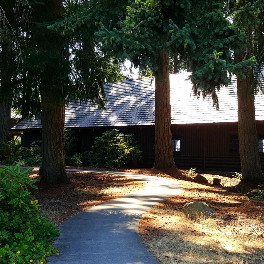 Log Hall in Heritage area
